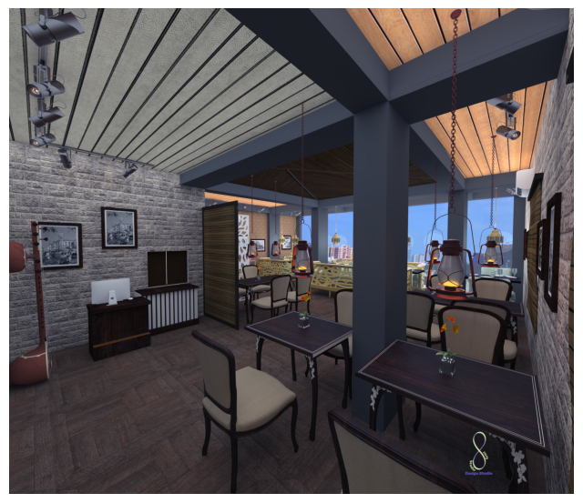Restaurant Interior Render